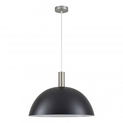 SE21-NM-4-MS50 ADEPT TUBE Nickel Matt Pendant Black Metal Shade+