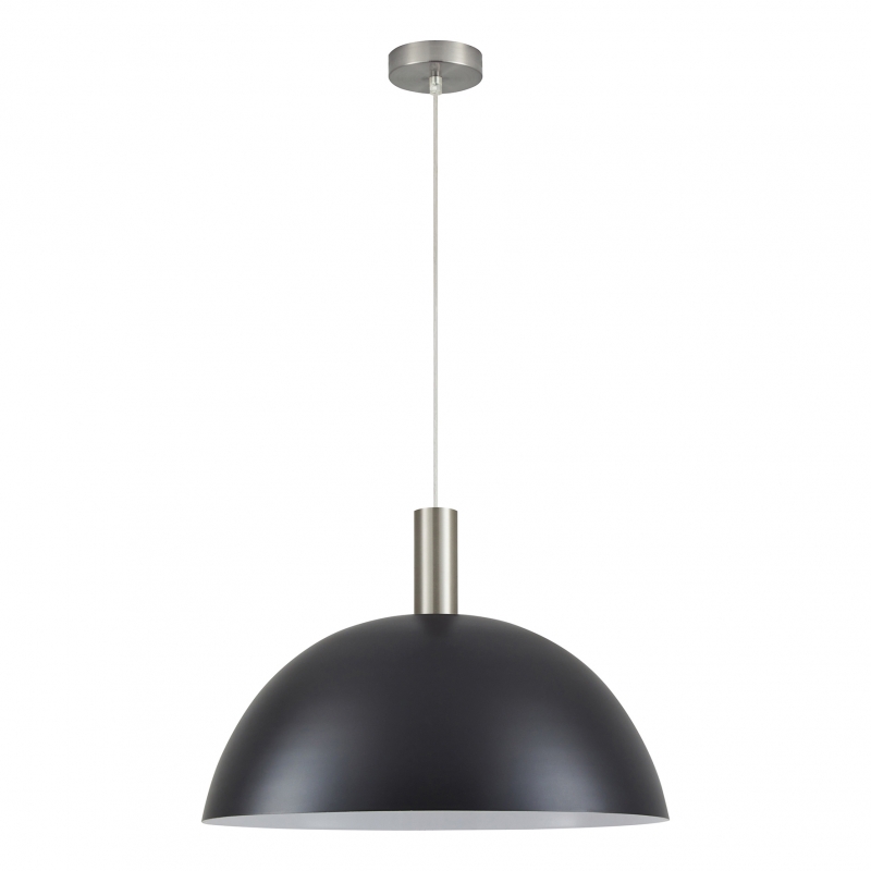 SE21-NM-4-MS50 ADEPT TUBE Nickel Matt Pendant Black Metal Shade+ SE21-NM-4-MS50 ADEPT TUBE Nickel Matt Pendant Black Metal Shade+