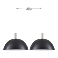 SE21-NM-4-NM2-MS50 ADEPT TUBE Nickel Matt Pendant Black Metal Shade+ SE21-NM-4-NM2-MS50 ADEPT TUBE Nickel Matt Pendant Black Metal Shade+