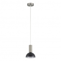 SE21-NM-4-MS3 ADEPT TUBE Nickel Matt Pendant Black Metal Shade+ SE21-NM-4-MS3 ADEPT TUBE Nickel Matt Pendant Black Metal Shade+