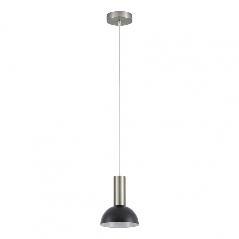 SE21-NM-4-MS3 ADEPT TUBE Nickel Matt Pendant Black Metal Shade+ SE21-NM-4-MS3 ADEPT TUBE Nickel Matt Pendant Black Metal Shade+