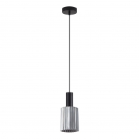 SE21-BL-4-GL1 ADEPT TUBE Black Pendant Smoked Glass+ SE21-BL-4-GL1 ADEPT TUBE Black Pendant Smoked Glass+