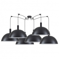 SE21-BL-4-BL6-MS50 ADEPT TUBE Black Metal Shade Pendant+ SE21-BL-4-BL6-MS50 ADEPT TUBE Black Metal Shade Pendant+