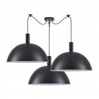 SE21-BL-4-BL3-MS50 ADEPT TUBE Black Metal Shade Pendant+ SE21-BL-4-BL3-MS50 ADEPT TUBE Black Metal Shade Pendant+