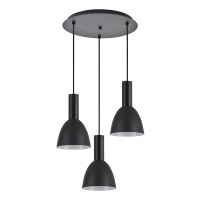SE21-BL-4-3BL-MS2 ADEPT TUBE Black Pendant Black Metal Shade+ SE21-BL-4-3BL-MS2 ADEPT TUBE Black Pendant Black Metal Shade+