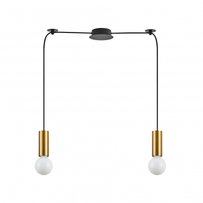 SE21-GM-4-BL2 ADEPT TUBE Gold Matt Pendant+