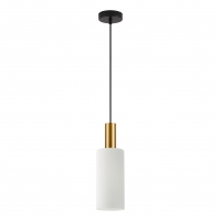 SE21-GM-4-GL3 ADEPT TUBE Gold Matt Pendant White Glass+ SE21-GM-4-GL3 ADEPT TUBE Gold Matt Pendant White Glass+