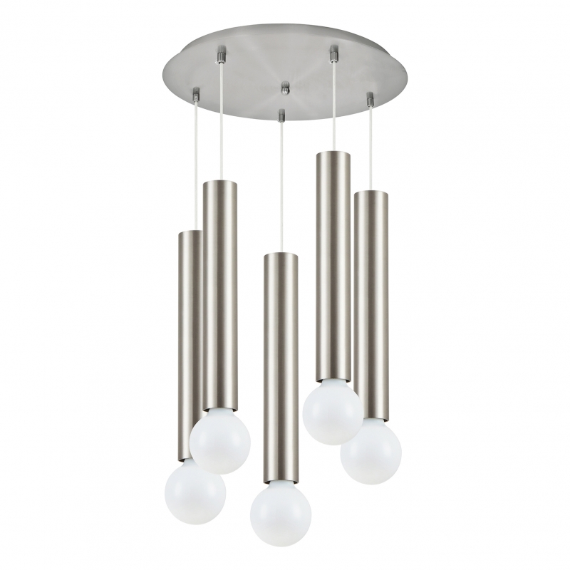 SE21-NM-5-5NM ADEPT TUBE NICKEL MAT Nickel Matt Pendant+