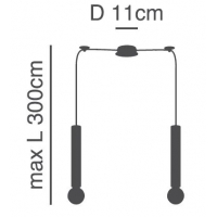 SE21-BL-5-BL2 ADEPT TUBE BLACK Black Pendant+ SE21-BL-5-BL2 ADEPT TUBE BLACK Black Pendant+