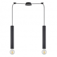 SE21-BL-5-BL2 ADEPT TUBE BLACK Black Pendant+ SE21-BL-5-BL2 ADEPT TUBE BLACK Black Pendant+