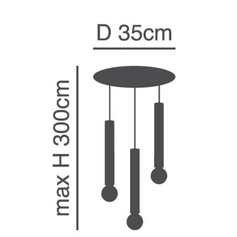 SE21-BL-5-3BL ADEPT TUBE BLACK Black Pendant+ SE21-BL-5-3BL ADEPT TUBE BLACK Black Pendant+