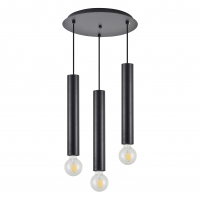 SE21-BL-5-3BL ADEPT TUBE BLACK Black Pendant+ SE21-BL-5-3BL ADEPT TUBE BLACK Black Pendant+