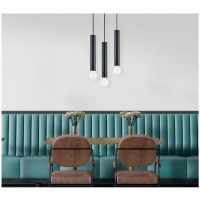 SE21-BL-5-3BL ADEPT TUBE BLACK Black Pendant+ SE21-BL-5-3BL ADEPT TUBE BLACK Black Pendant+