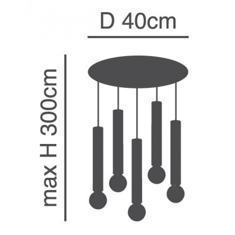 SE21-BL-5-5BL ADEPT TUBE BLACK Black Pendant+ SE21-BL-5-5BL ADEPT TUBE BLACK Black Pendant+