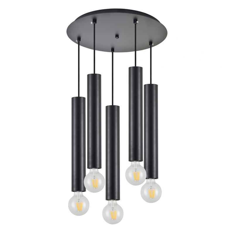 SE21-BL-5-5BL ADEPT TUBE BLACK Black Pendant+ SE21-BL-5-5BL ADEPT TUBE BLACK Black Pendant+
