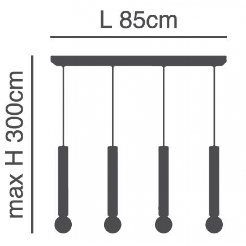 SE21-BL-5-4BL ADEPT TUBE BLACK Black Pendant+ SE21-BL-5-4BL ADEPT TUBE BLACK Black Pendant+