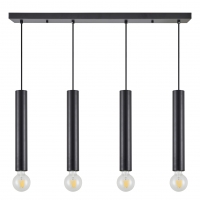 SE21-BL-5-4BL ADEPT TUBE BLACK Black Pendant+ SE21-BL-5-4BL ADEPT TUBE BLACK Black Pendant+