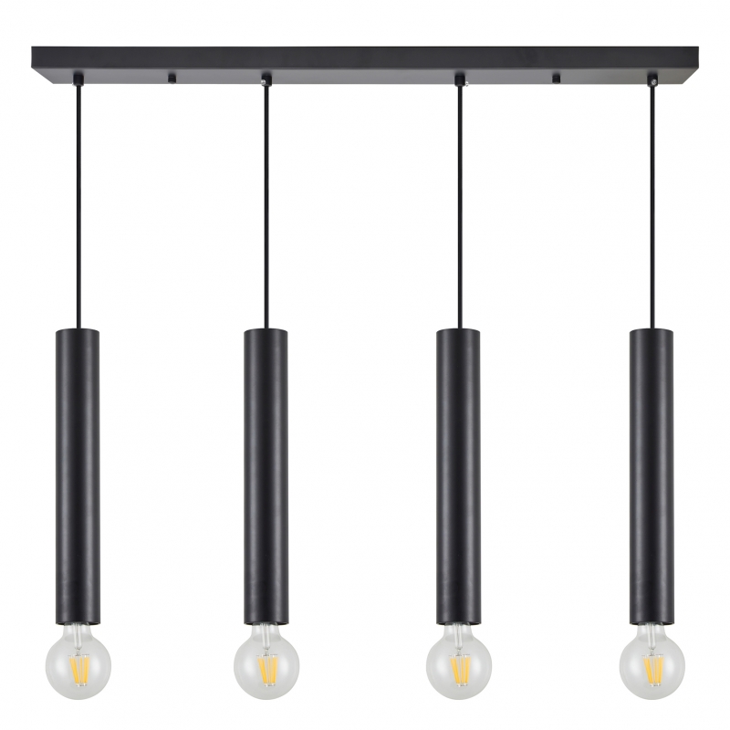 SE21-BL-5-4BL ADEPT TUBE BLACK Black Pendant+ SE21-BL-5-4BL ADEPT TUBE BLACK Black Pendant+