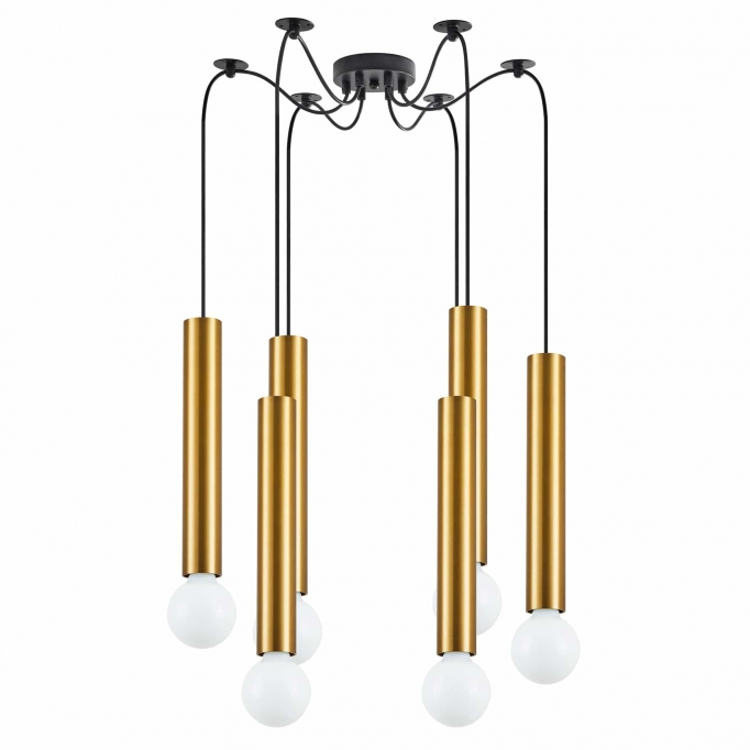 SE21-GM-5-BL6 ADEPT TUBE GOLD MATT Gold Matt Pendant+