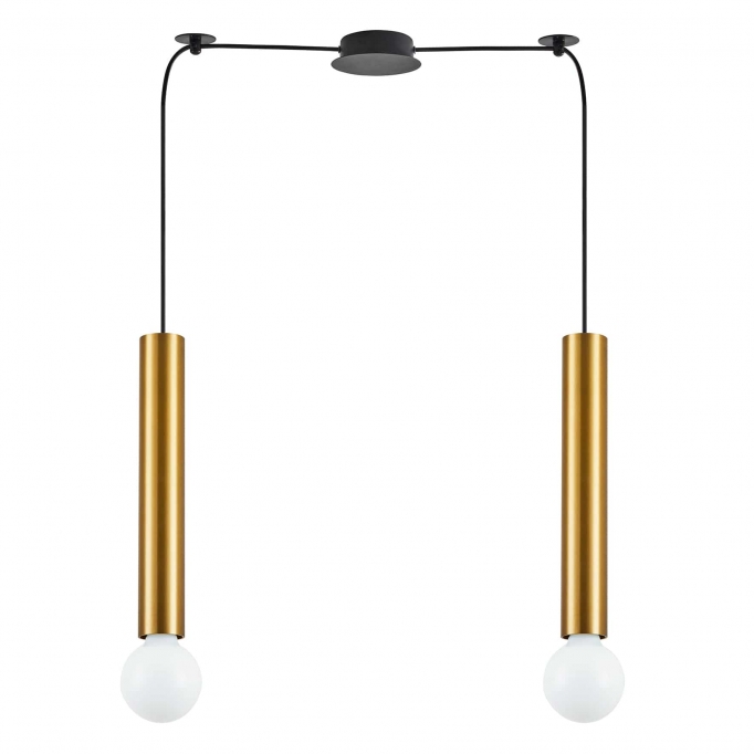 SE21-GM-5-BL2 ADEPT TUBE GOLD MATT Gold Matt Pendant+