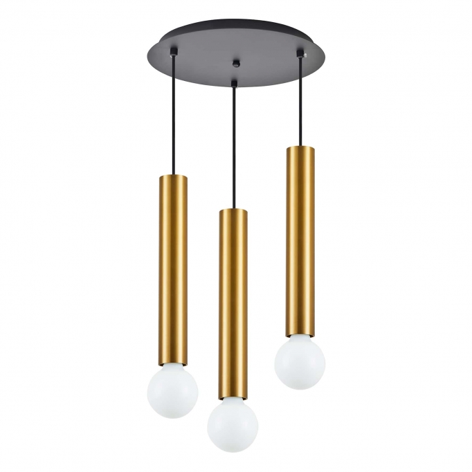 SE21-GM-5-3BL ADEPT TUBE GOLD MATT Gold Matt Pendant+