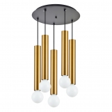 SE21-GM-5-5BL ADEPT TUBE GOLD MATT Gold Matt Pendant+