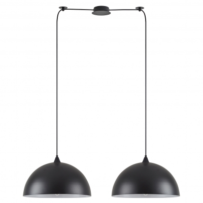SE21-BL-B10-BL2-MS40 ADEPT PENDANT Black Metal Pendant+