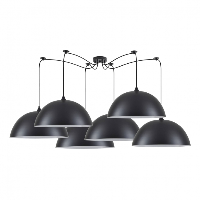 SE21-BL-B10-BL6-MS50 ADEPT PENDANT Black Metal Pendant+