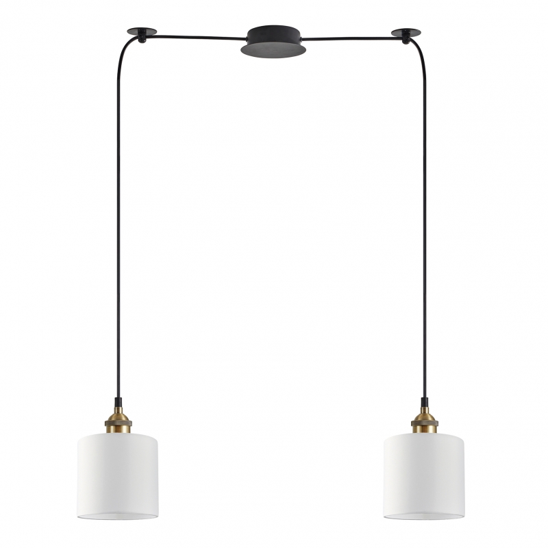 SE21-BR-10-BL2-SH1 MAGNUM BRONZE White Shade Pendant+ SE21-BR-10-BL2-SH1 MAGNUM BRONZE White Shade Pendant+