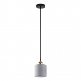 SE21-BR-10-SH2 MAGNUM BRONZE Grey Shade Pendant+