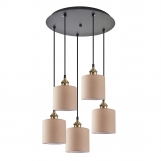 SE21-BR-10-5BL-SH3  MAGNUM BRONZE Brown Shade Pendant+