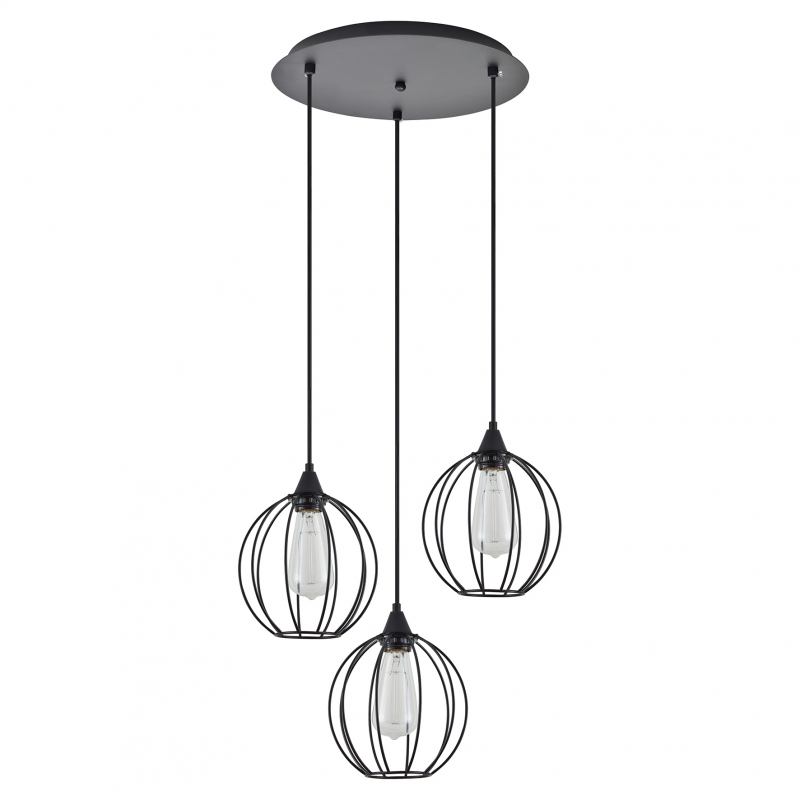 SE21-BL-B10-3BL-GR2 ADEPT PENDANT Black Metal Grid Pendant+ SE21-BL-B10-3BL-GR2 ADEPT PENDANT Black Metal Grid Pendant+
