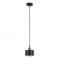 SE21-BR-10-MS1 MAGNUM BRONZE Black Metal Shade Pendant+