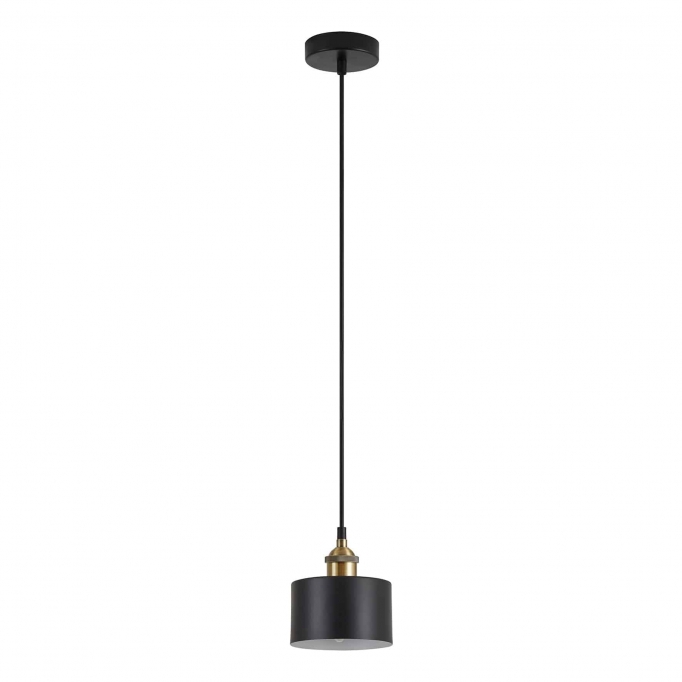 SE21-BR-10-MS1 MAGNUM BRONZE Black Metal Shade Pendant+