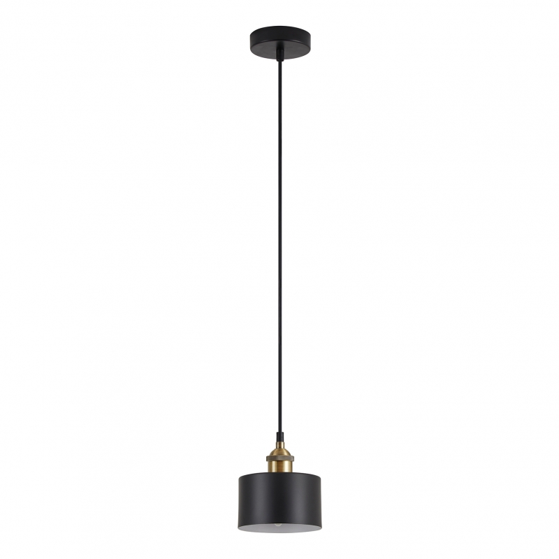 SE21-BR-10-MS1 MAGNUM BRONZE Black Metal Shade Pendant+