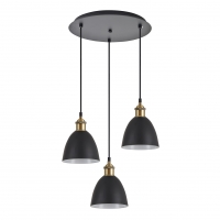 SE21-BR-10-3BL-MS2 MAGNUM BRONZE Black Metal Shade Pendant+ SE21-BR-10-3BL-MS2 MAGNUM BRONZE Black Metal Shade Pendant+