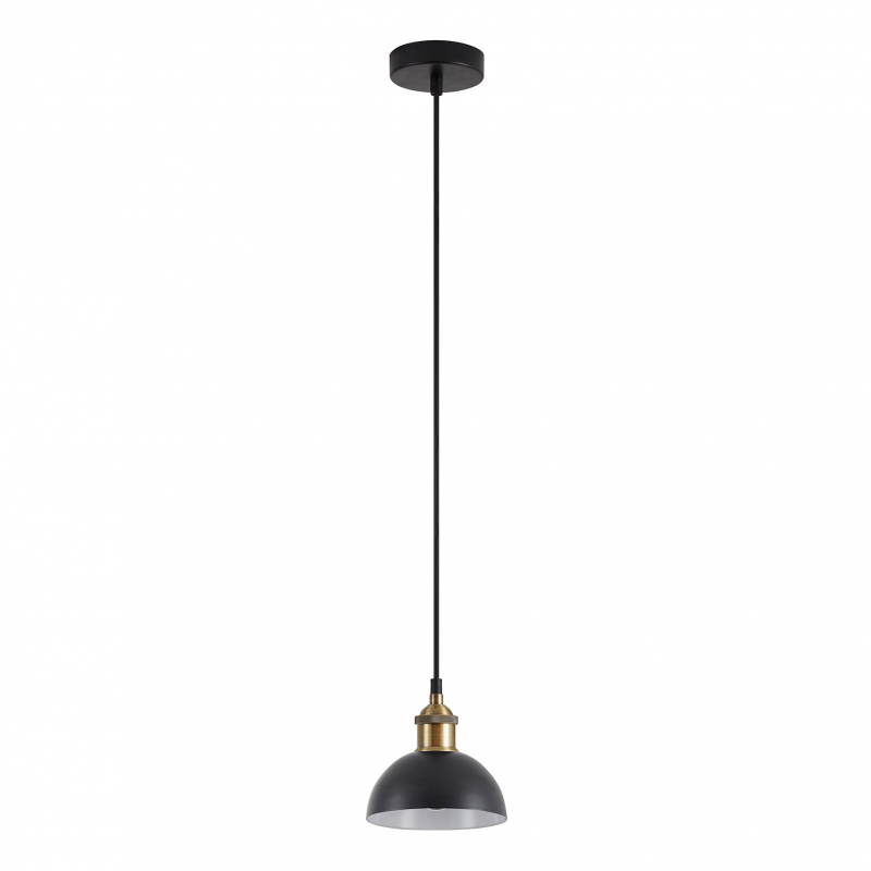 SE21-BR-10-MS3 MAGNUM BRONZE  Black Metal Shade Pendant+