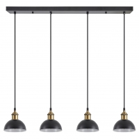 SE21-BR-10-4BL-MS3 MAGNUM BRONZE Black Metal Shade Pendant+ SE21-BR-10-4BL-MS3 MAGNUM BRONZE Black Metal Shade Pendant+