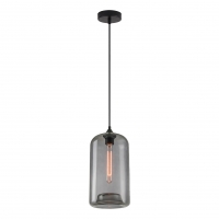 SE21-SM-19-30 FEINT SMOKED GLASS PENDANT 1Α3