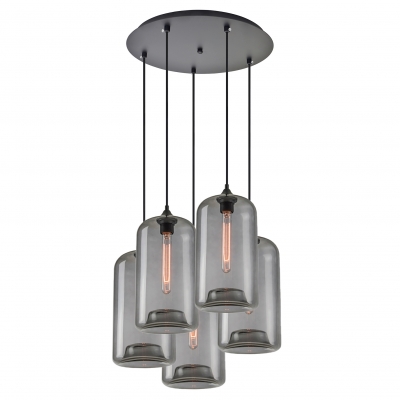 SE21-SM-19-30-5BL+ FEINT Smoked Glass Pendant+ SE21-SM-19-30-5BL+ FEINT Smoked Glass Pendant+