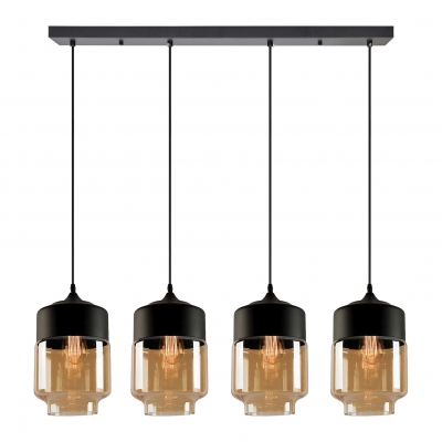SE21-HN-18-30-4BL+ GABY Honey Glass Pendant+