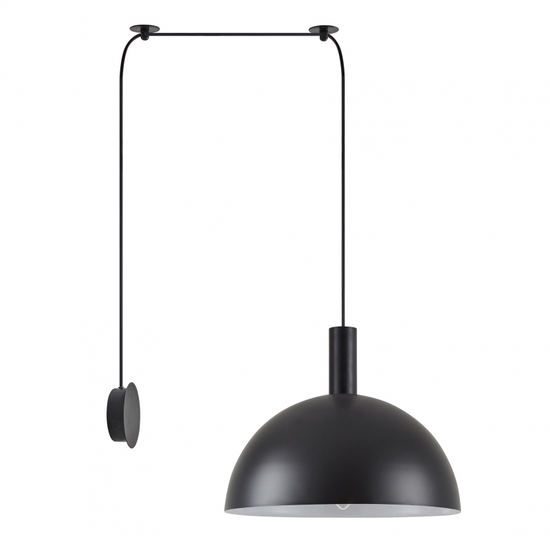 SE21-BL-4-NM1W-MS40 ADEPT TUBE Black Matt Wall Lamp Black Metal Shade+ SE21-BL-4-NM1W-MS40 ADEPT TUBE Black Matt Wall Lamp Black Metal Shade+