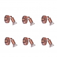 SE 140-C1 (x6) Saba Packet Copper adjustable spotlight+ SE 140-C1 (x6) Saba Packet Copper adjustable spotlight+