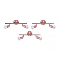 SE 140-C2 (x3) Saba Packet Copper adjustable spotlight+ SE 140-C2 (x3) Saba Packet Copper adjustable spotlight+