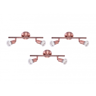 SE 140-C2 (x3) Saba Packet Copper adjustable spotlight+