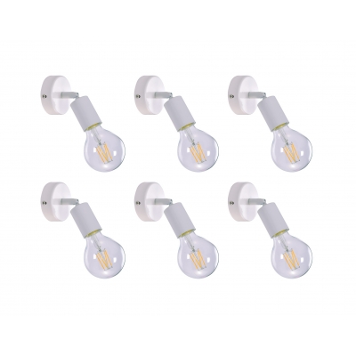 SE 137-1AW (x6) Soma Packet White adjustable spotlight+