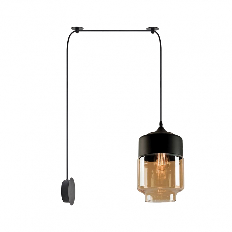 SE21-HN-18-30-BL1W+ GABY Honey Glass Pendant+ SE21-HN-18-30-BL1W+ GABY Honey Glass Pendant+