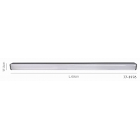 MF30-01-B02 MAGNETIC FLEX 48V Linear 60cm  12W  960Lm 3000k Lightings Surface Mounted Black 1Γ3