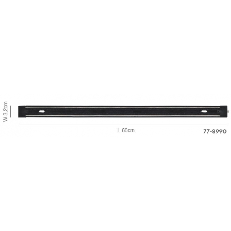 MF30-306 MAGNETIC FLEX 48V Track Surface Mounted Black L-60cm 1Γ3 MF30-306 MAGNETIC FLEX 48V Track Surface Mounted Black L-60cm 1Γ3