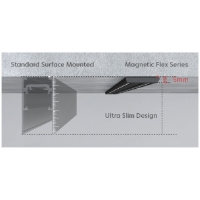 MF30-306 MAGNETIC FLEX 48V Track Surface Mounted Black L-60cm 1Γ3 MF30-306 MAGNETIC FLEX 48V Track Surface Mounted Black L-60cm 1Γ3